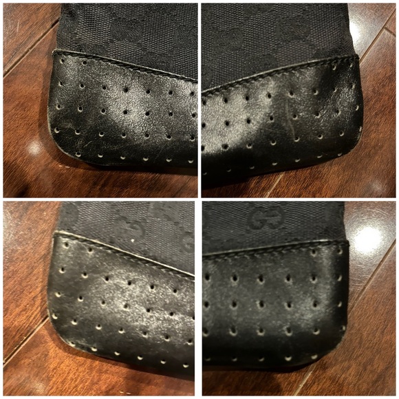 Authentic Gucci Black Monogram Crossbody Read description for condition - Picture 6 of 15